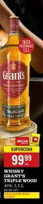 Biedronka Whisky Grant's Triple Wood oferta