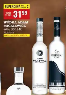 Biedronka Wódka Adam Mickiewicz oferta