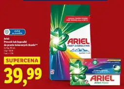 Lidl Ariel Proszek lub kapsułki do prania kolorowych tkanin oferta