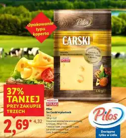 Lidl PILOS Ser Carski w plastrach oferta