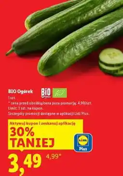 Lidl BIO Ogórek oferta