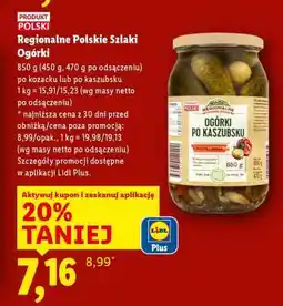 Lidl Regionalne Polskie Szlaki Ogórki oferta