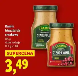 Lidl KAMIS Musztarda smakowa oferta