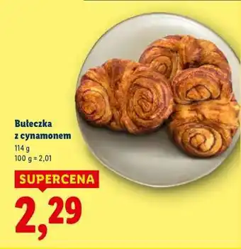Lidl Bułeczka z cynamonem oferta