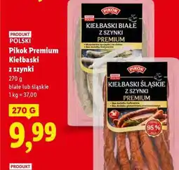 Lidl Pikok Premium Kiełbaski z szynki oferta