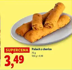 Lidl Paluch z chorizo oferta