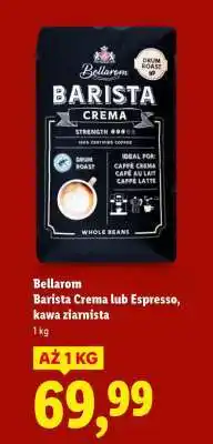 Lidl BELLAROM Barista Crema lub Espresso, kawa ziarnista oferta