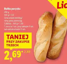 Lidl Bułka paryska oferta