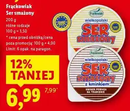 Lidl FRĄCKOWIAK Ser smażony oferta