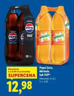 Lidl Pepsi Zero, Mirinda lub 7UP oferta