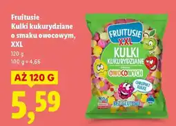 Lidl FRUITUSIE Kulki kukurydziane o smaku owocowym, XXL oferta