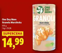 Lidl ONE DAY MORE Granola marcińska oferta