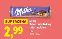 Lidl Milka Baton czekoladowy z ciasteczkiem oferta