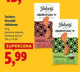 Lidl Jockers Grzanki chlebowe oferta