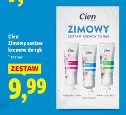Lidl Cien Zimowy zestaw kremów do rąk oferta