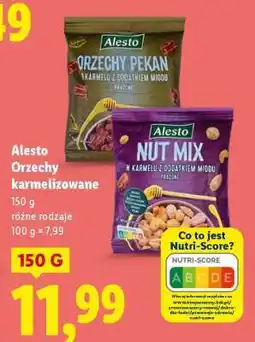 Lidl ALESTO Orzechy karmelizowane oferta
