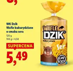 Lidl WK Dzik Wafle kukurydziane o smaku sera oferta