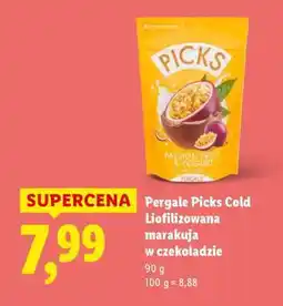Lidl Pergale Picks Cold Liofilizowana marakuja w czekoladzie oferta