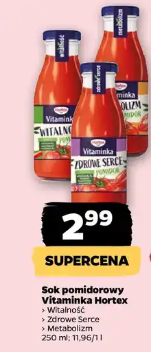 Netto Sok pomidorowy Vitaminka Hortex oferta