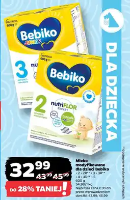 Netto Mleko modyfikowane dla dzieci Bebiko oferta