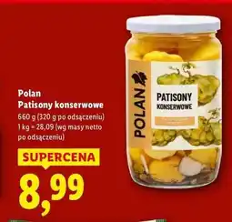 Lidl Patisony konserwowe Polan oferta
