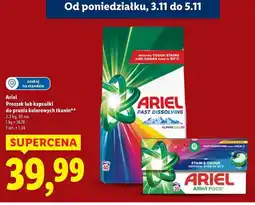 Lidl Kapsułki do prania color Ariel 3 In 1 oferta