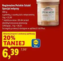 Lidl Specjał mięsny z golonką wieprzową Regionalne Szlaki oferta