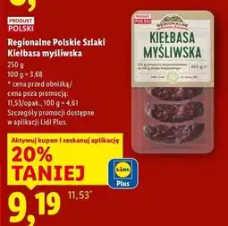 Lidl Kiełbasa myśliwska Regionalne Szlaki oferta