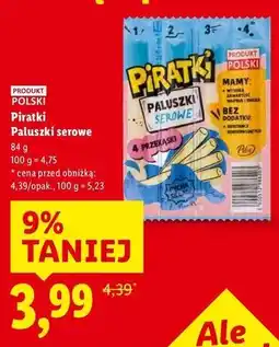 Lidl Paluszki serowe Pikok Piratki oferta
