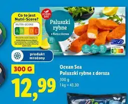 Lidl Paluszki rybne z fileta dorsza Oceansea oferta