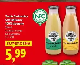 Lidl Sok jabłko tłoczone z mango Bracia Sadownicy oferta