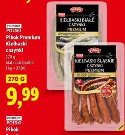 Lidl Kiełbaski białe z szynki Pikok oferta
