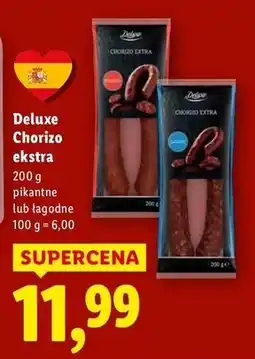 Lidl Kiełbasa chorizo ostra Deluxe (Schwarz) oferta