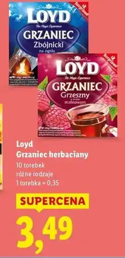 Lidl Grzaniec grzeszny malinowy Loyd Tea oferta