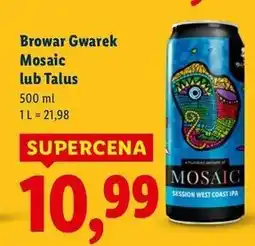 Lidl Piwo Gwarek Mosaic oferta