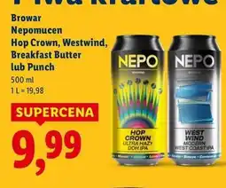 Lidl Piwo west wind Nepomucen oferta