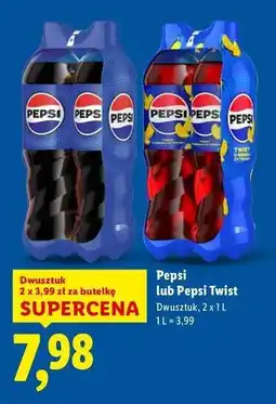 Lidl Napój Pepsi Twist oferta