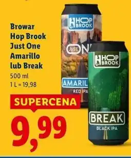 Lidl Piwo break black ipa Hop Brook oferta