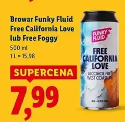 Lidl Piwo foggy Funky Fluid oferta