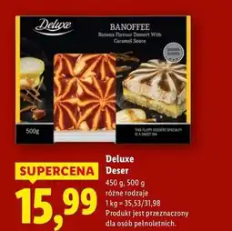 Lidl Deser banoffee waniliowy z musem bananowym Deluxe (Schwarz) oferta