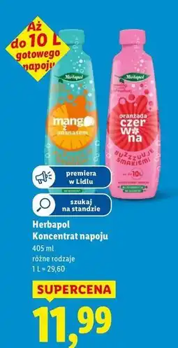 Lidl Syrop mango z ananasem Herbapol oferta