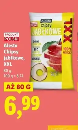 Lidl Chipsy jabłkowe Alesto oferta