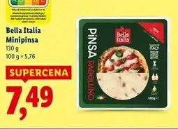 Lidl Pinsa padellino Bella Italia oferta