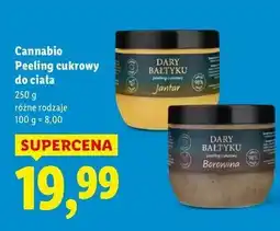 Lidl Peeling cukrowy borowina Cannabio oferta