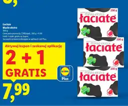 Lidl Masło ekstra Łaciate 2+1 gratis oferta