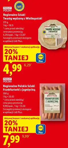 Lidl Ser twaróg wędzony z Wielkopolski Regionalne Szlaki oferta