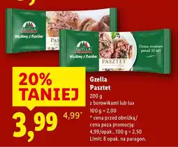 Lidl Pasztet z borowikami Gzella oferta
