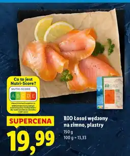 Lidl Łosoś wędzony na zimno plastry BIO Lidl oferta