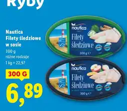 Lidl Filety śledziowe w sosie różne rodzaje Nautica oferta