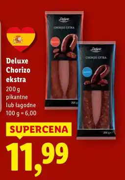 Lidl Chorizo ekstra pikantne Deluxe oferta